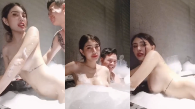 หลุดสาวเอนหลุดสาวสวยหุ่นเด็ดแช่อ่างน้ำกับหนุ่มโดนจับเย็ดคาอ่างน้ำจากุซซี่