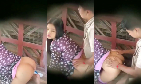 คลิปหลุดนักเรียนแอบมาเย็ดกันหลังโรงเรียเย็ดท่าหมาเสียวตูดใหญ่เย็ดแตกในหี